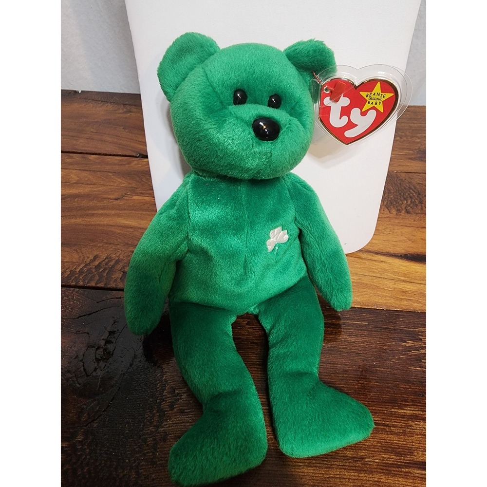 TY Beanie Baby Erin‎ The Bear *RARE 1997* TAG ERRORS Mint Condition-RETIRED